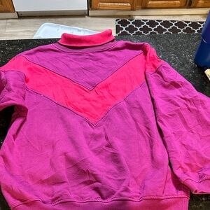 Vintage Pink and purple Sweatshirt - medium